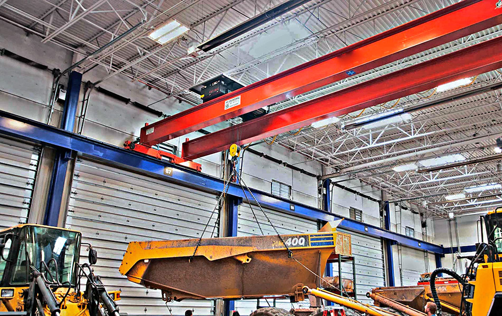 кран-балка на складе